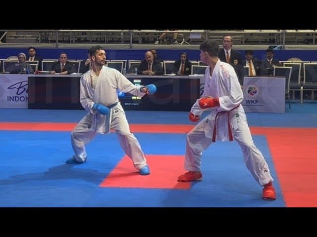 +84 K.G Male Match. Alkhatib Abdalla Palestine🇯🇴 (AKA🔴) VS Chetan Bhatt India🇮🇳 (AO🔵).. Asian Games