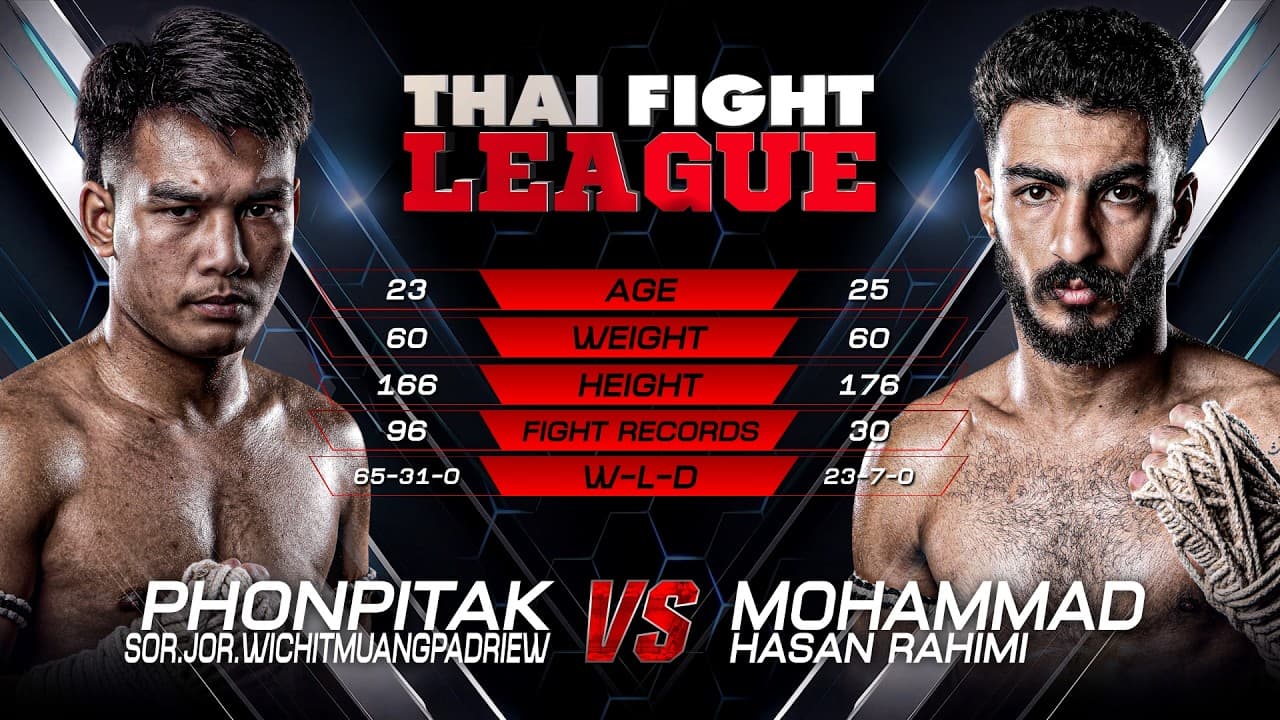 Phonpitak vs. Mohammad Hasan Rahimi | THAI FIGHT LEAGUE 110 | 16 August 2026