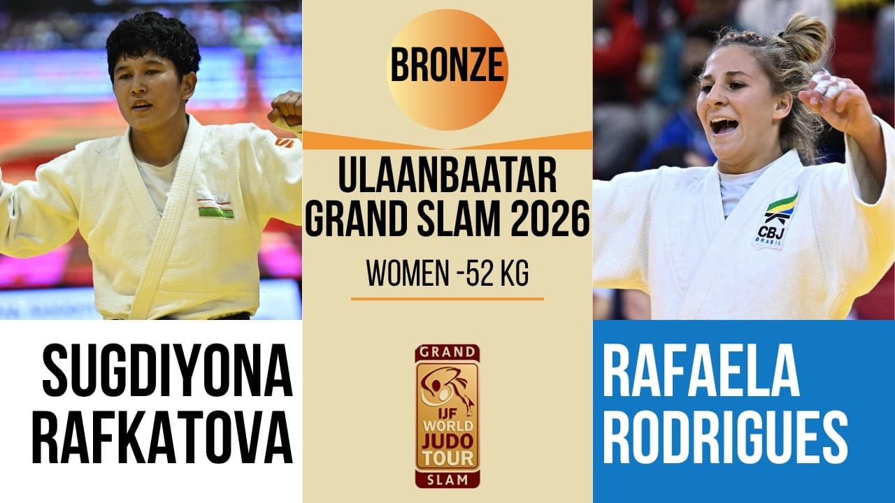 Sugdiyona RAFKATOVA VS Rafaela RODRIGUES | Lausanne Grand Slam 2026 | BRONZE -52 kg