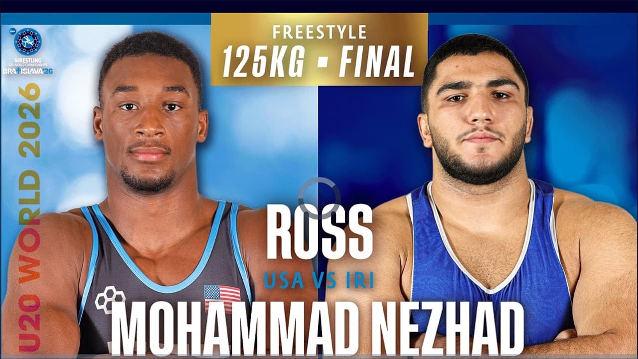 The Camera Almost Broke! 📹😱 🇺🇸🏅🇮🇷 A. M. MOHAMMAD NEZHAD vs D. T. ROSS | 2026 U20 World Championships