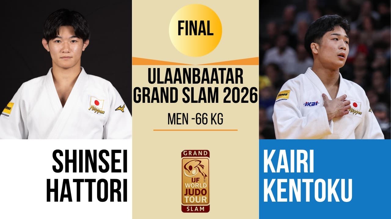 Shinsei HATTORI VS Kairi KENTOKU | Lausanne Grand Slam 2026 | GOLD -66 kg
