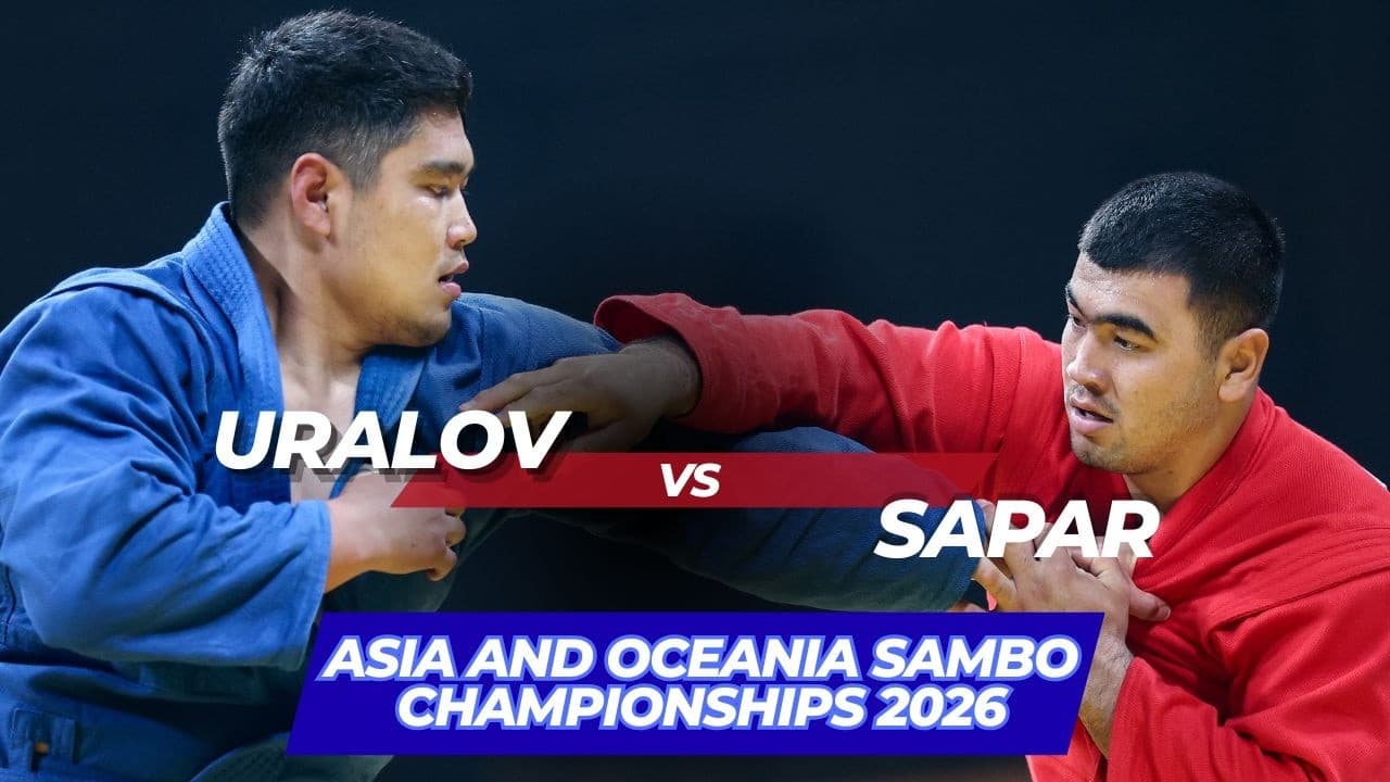 URALOV (UZB) vs SAPAR (KAZ) - Asia and Oceania SAMBO Championships 2026