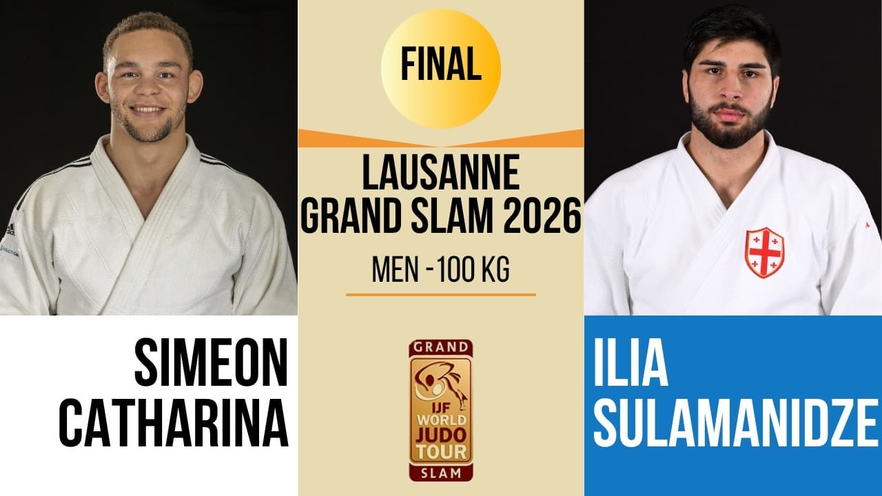 Simeon CATHARIN VS AIlia SULAMANIDZE | Lausanne Grand Slam 2026 | GOLD -100 kg