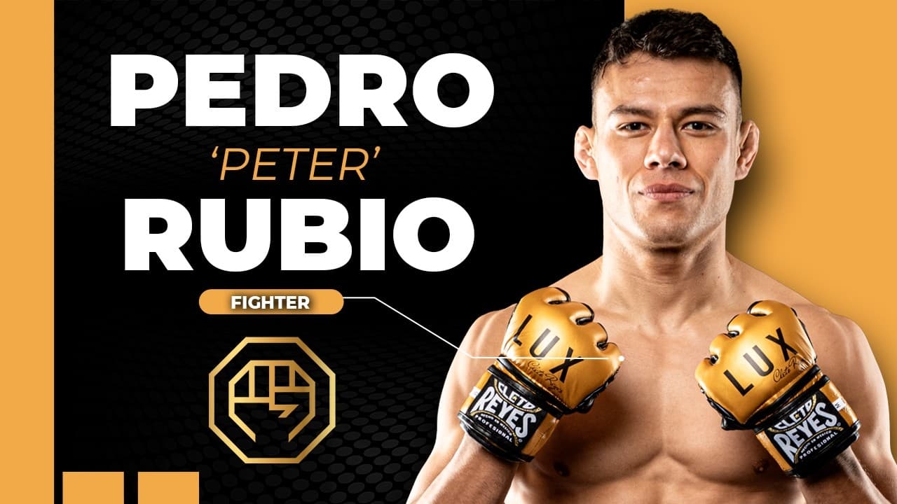 Pedro "Peter" Rubio, un peleador que nunca ha dejado de creer en su sueño #luxfightleague