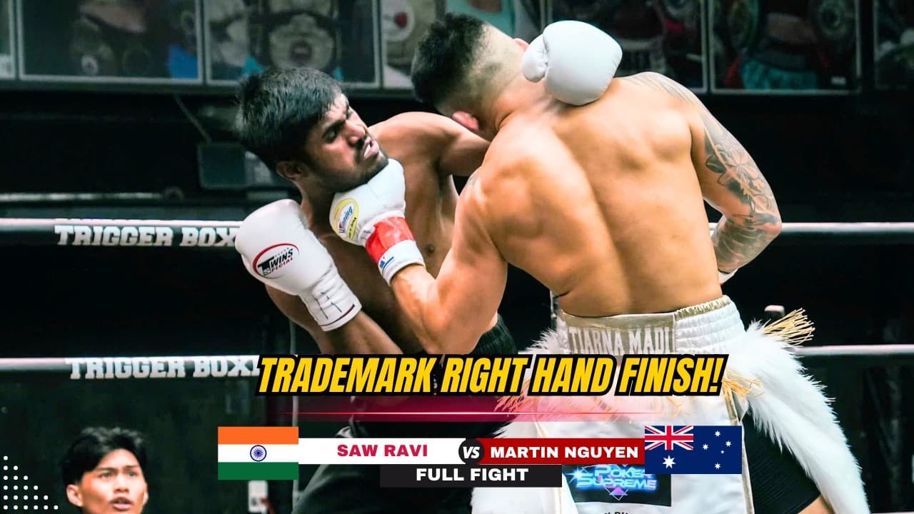 FULL TRẬN MARTIN NGUYỄN vs. SAW RAVI: Tái hiện đòn K.O chinh phục 2 Đai thế giới ONE Championship