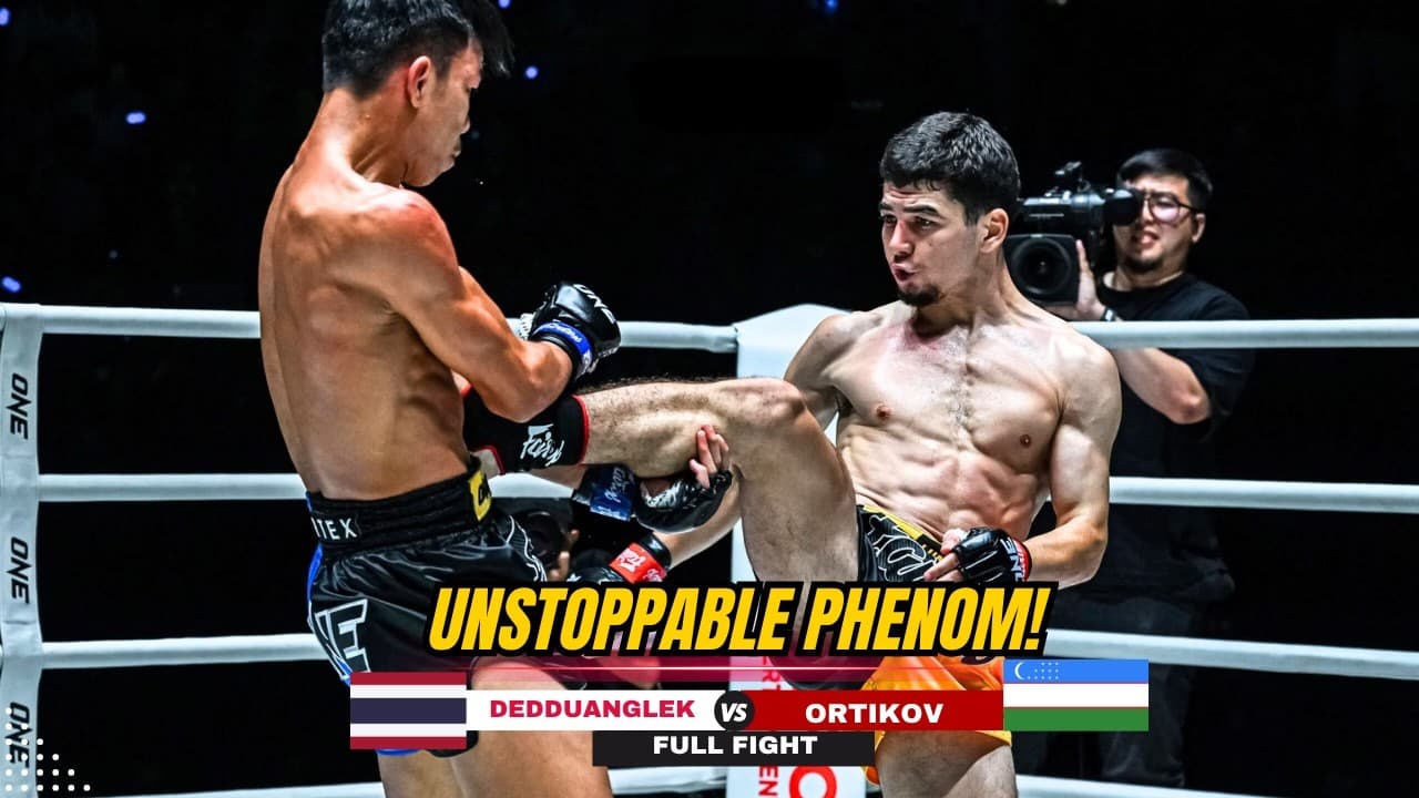 RELENTLESS PUNCHES & AXE KICKS! Uzbek Sensation Ortikov Dominates Dedduanglek