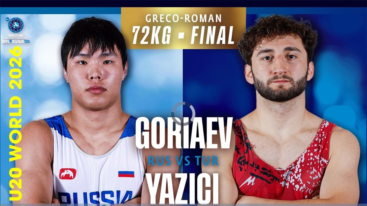 😱 12-3 🇷🇺🔥 🇹🇷 Mingiian GORIAEV vs Salih Yusuf YAZICI | 2026 U20 World Championships | GR 72KG