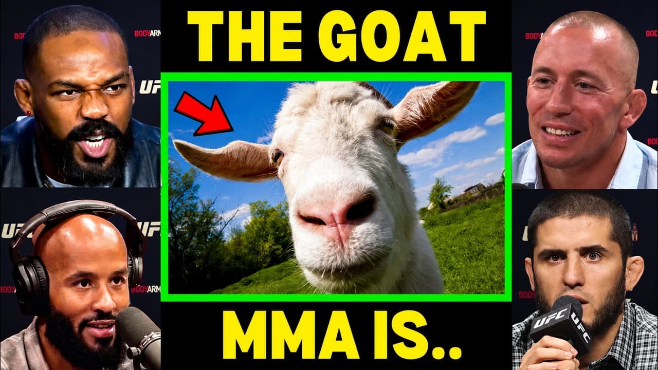 UFC Fighters "Reveal" their MMA GOAT  🐐