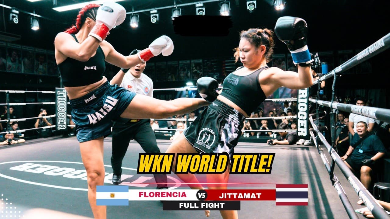 2 KNOCKDOWNS & MASTERCLASS! Maria Florencia Dominates Jittamat For WKN World Title!