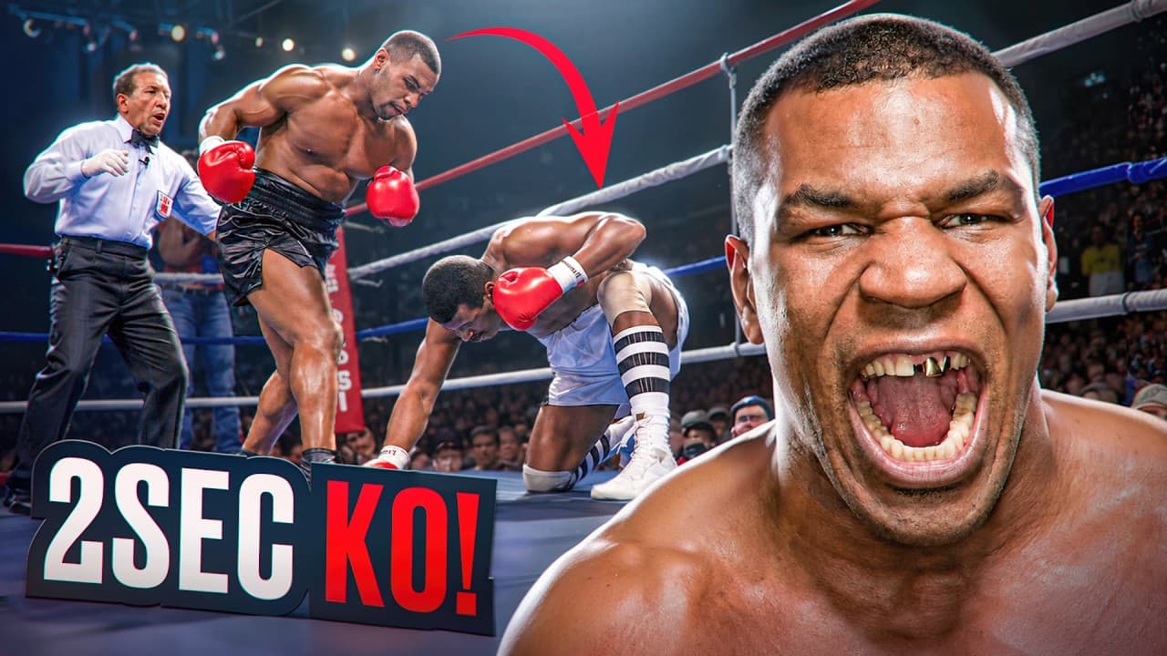 When Mike Tyson Unleashed the Monster in the 1st Round 🔥