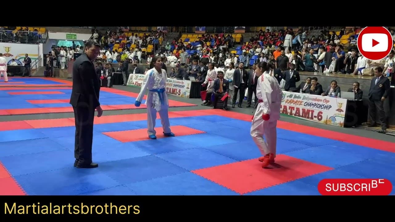 20th Independence cup karate championship..Individual Femal Match. Payal Dalal AKA VS Hanee Ali AO..