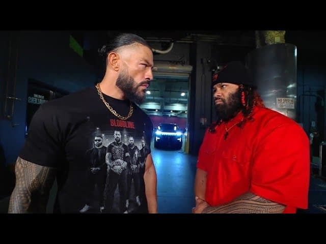 Roman Reigns & Jacob Fatu backstage segment _ WWE Raw 31 August 2026
