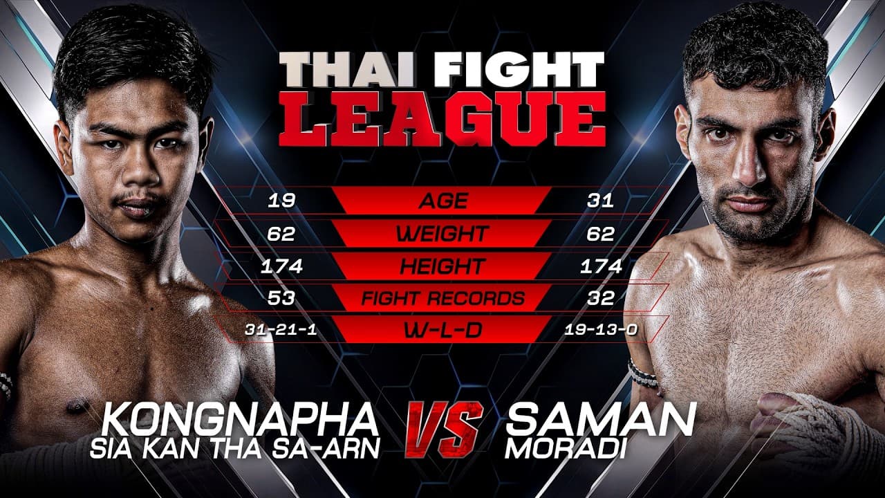 Kongnapha Sia Kan Tha Sa-Arn vs. Saman Moradi | THAI FIGHT LEAGUE 111 | 23 August 2026