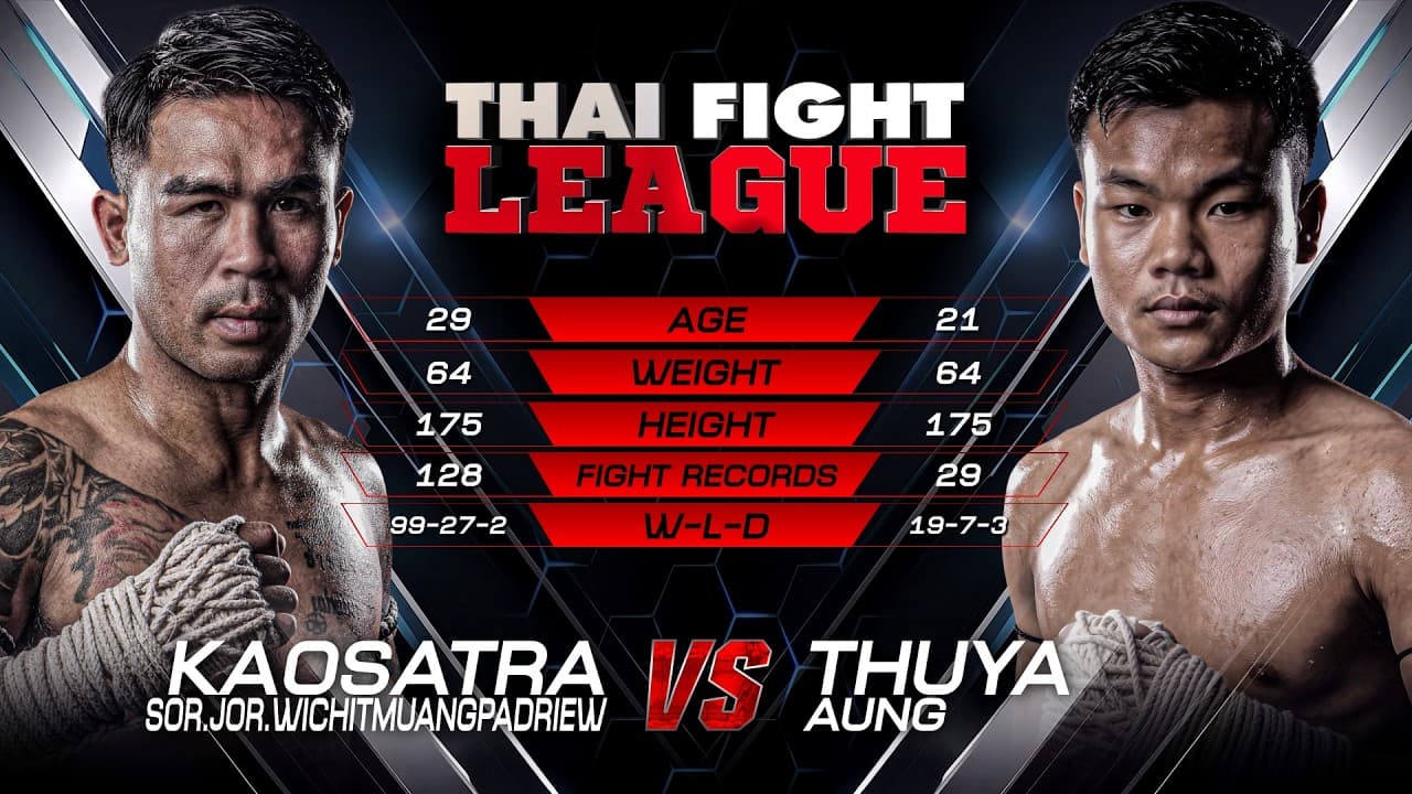 Kaosatra Sor.Jor.Wichitmuangpadriew vs. Thuya Aung | THAI FIGHT LEAGUE 111 | 23 August 2026