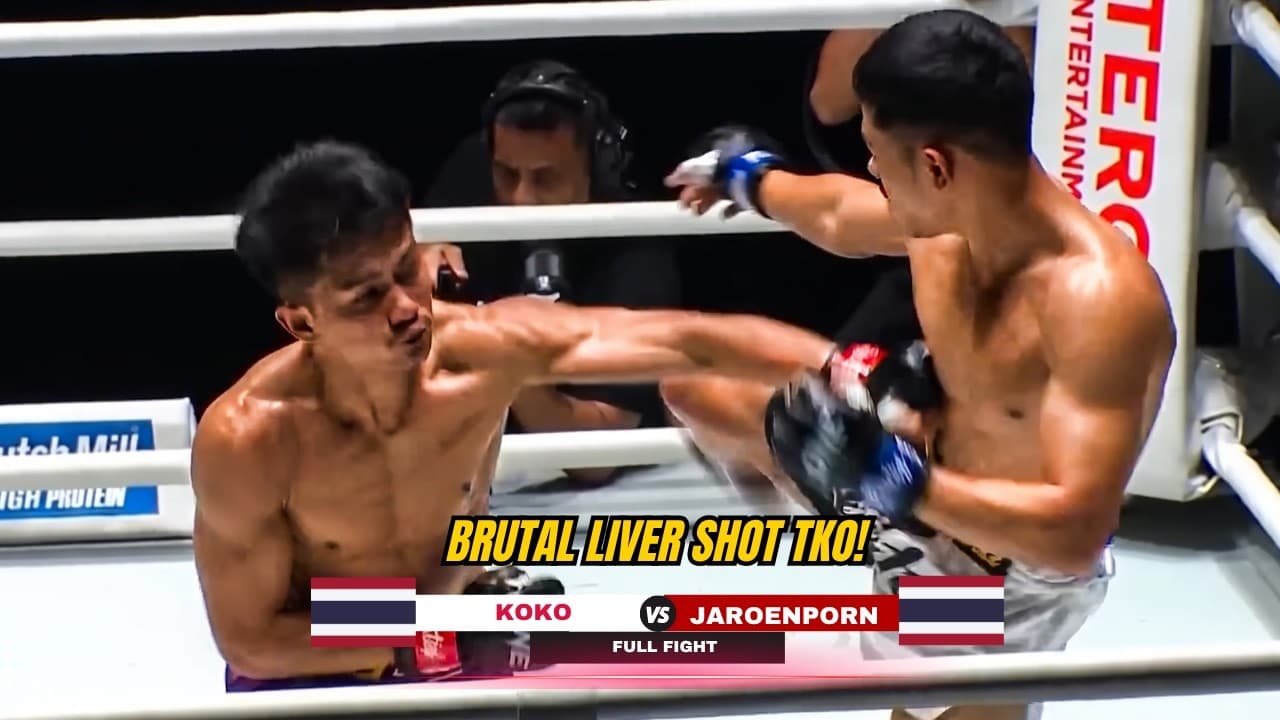 PERFECT COUNTER STRIKE! Koko Demolishes Jaroenporn With Nasty Body Hook!