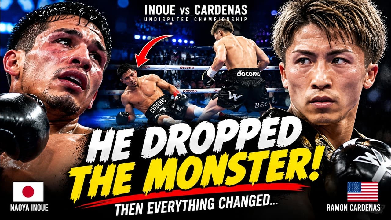 NAOYA INOUE GOT DROPPED… THEN THE MONSTER CAME ALIVE | Inoue vs Ramon Cardenas