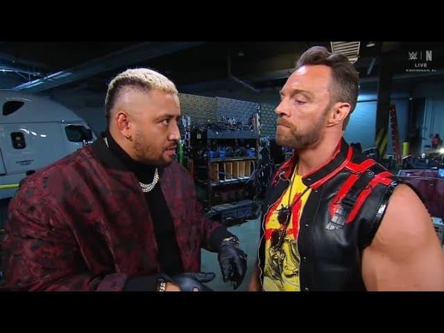 Solo Sikoa & LA knight backstage segment _ WWE Raw 7 September 2026
