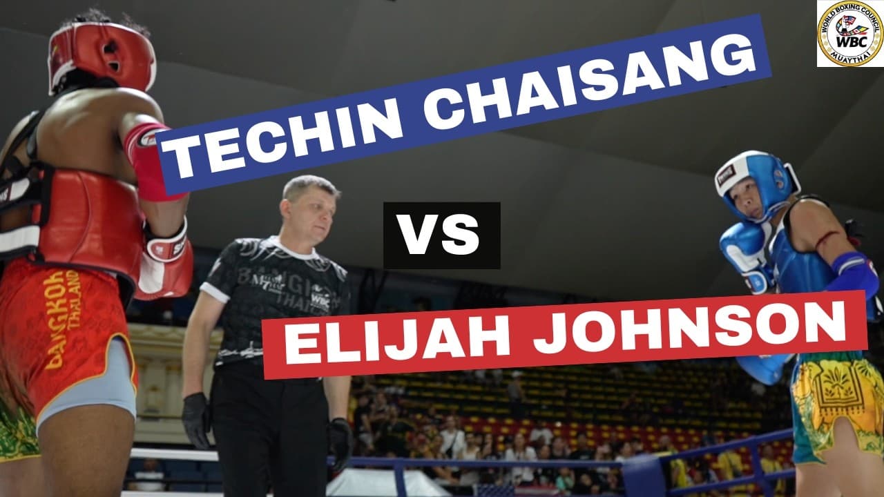 Techin Chaisang (Thailand/Blue) vs Elijah Johnson (USA/Red)