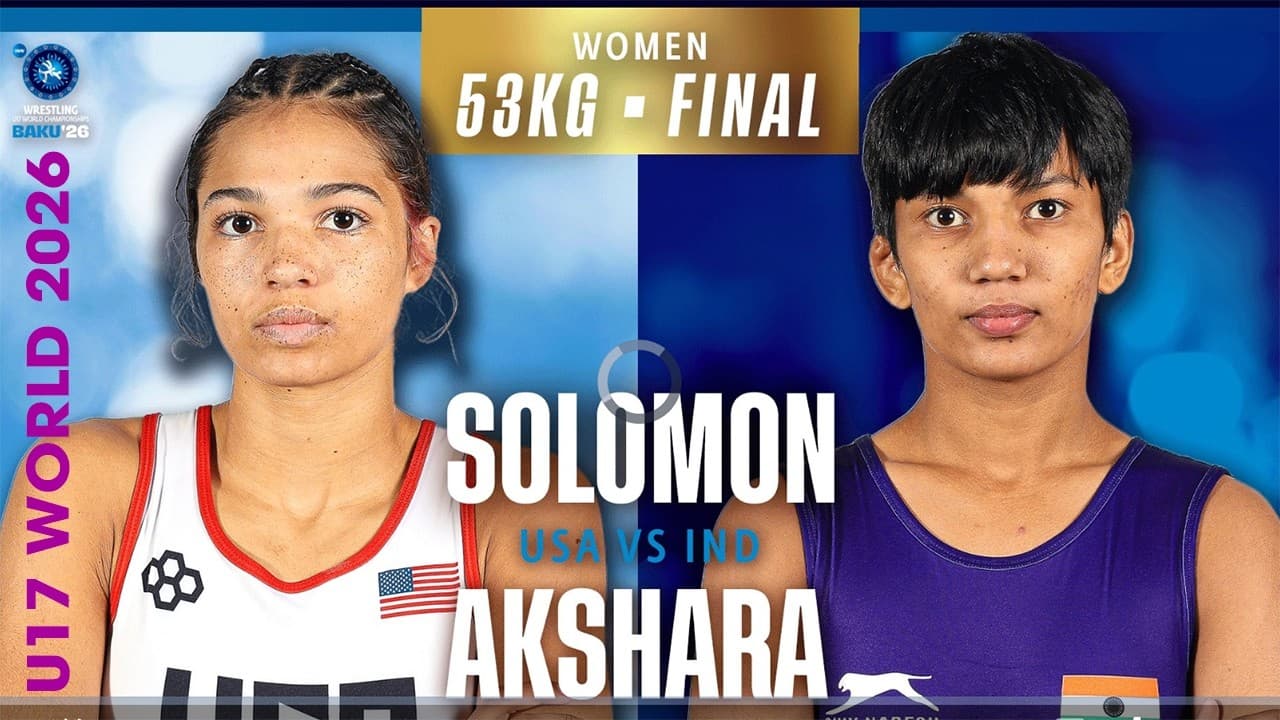 🇺🇸💥🇮🇳 Marlee Jade SOLOMON vs Akshara AKSHARA | U17 WORLD CHAMPIONSHIPS 2026 | Gold Medal | WW 53KG