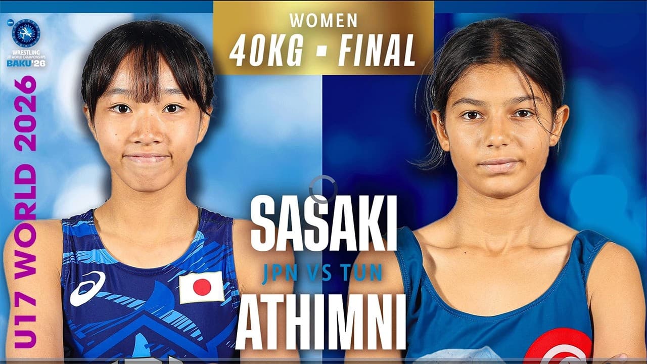 🥶10-0 🇯🇵🏅🇹🇷 Natsumi SASAKI vs Tasnim ATHIMNI | U17 WORLD CHAMPIONSHIPS 2026 | Gold Medal | WW 40Kg