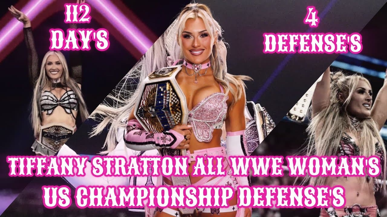 Tiffany Stratton All WWE Woman's US Championship Defense's ( LivtoMach )