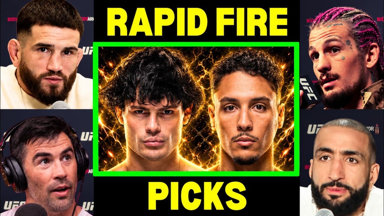 UFC Fighters "Predict" Tommy McMillan vs Marwan Rahiki | UFC Noche