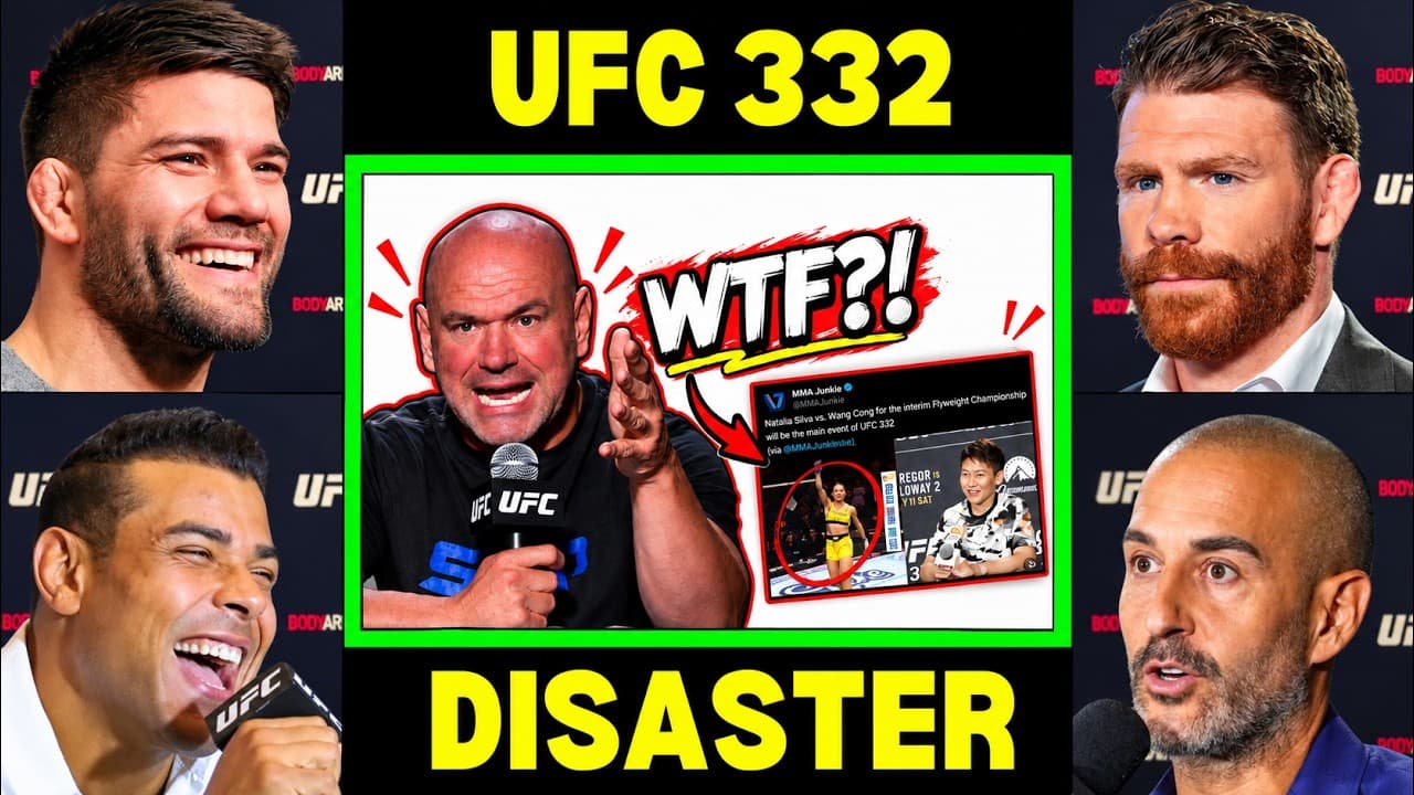 UFC Fighters CAN’T Defend UFC 332 card… 😭 (It’s BAD)