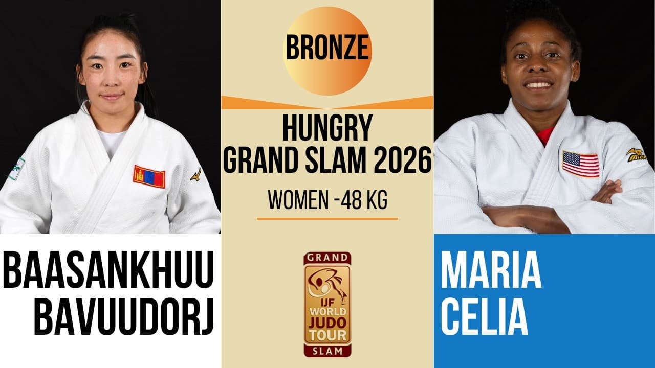 Baasankhuu BAVUUDORJ VS Maria Celia LABORDE | Hungary Grand Slam 2026 | BRONZE -48 kg