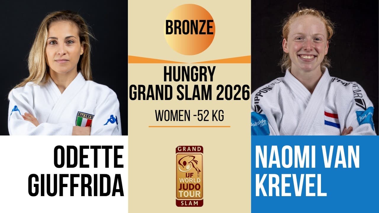 Odette GIUFFRIDA VS Naomi VAN KREVEL | Hungary Grand Slam 2026 | BRONZE -52 kg
