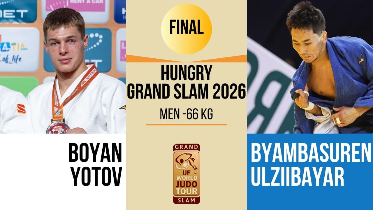 Boyan YOTOV VS Byambasuren ULZIIBAYAR | Hungary Grand Slam 2026 | GOLD -66 kg