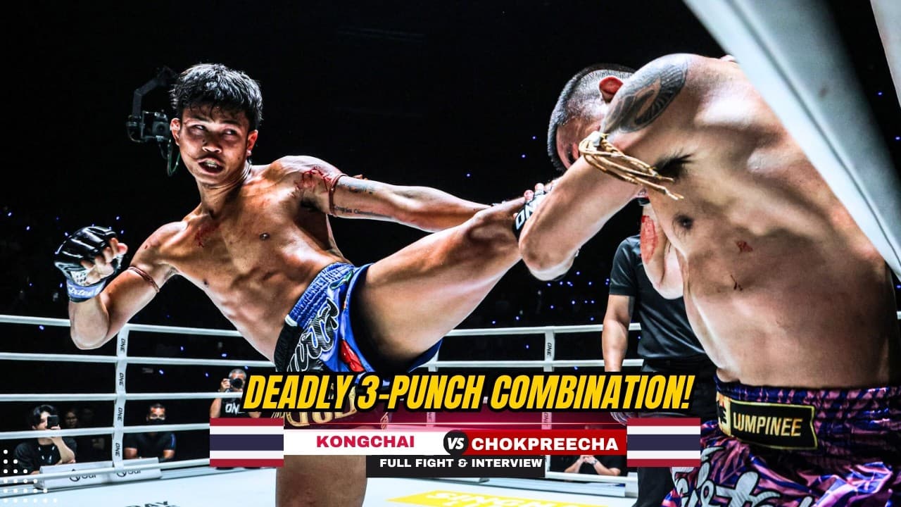 RUTHLESS ELBOW CUT & BRUTAL FINISH! Kongchai Obliterates Chokpreecha In Round 2!