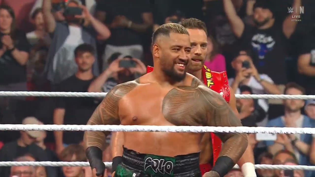 WWE RAW THE USOS VS LA KNIGHT & SOLO SIKOA 08/24/26