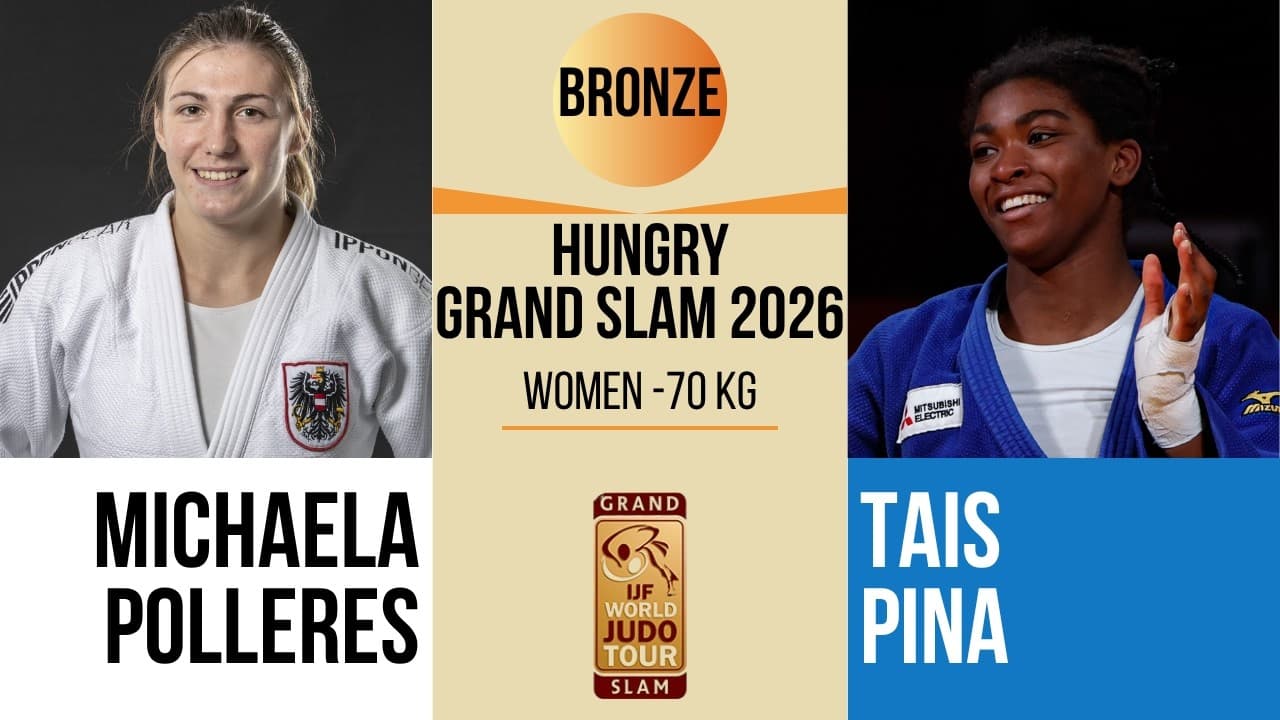 Michaela POLLERES VS Tais PINA | Hungary Grand Slam 2026 | BRONZE -70 kg