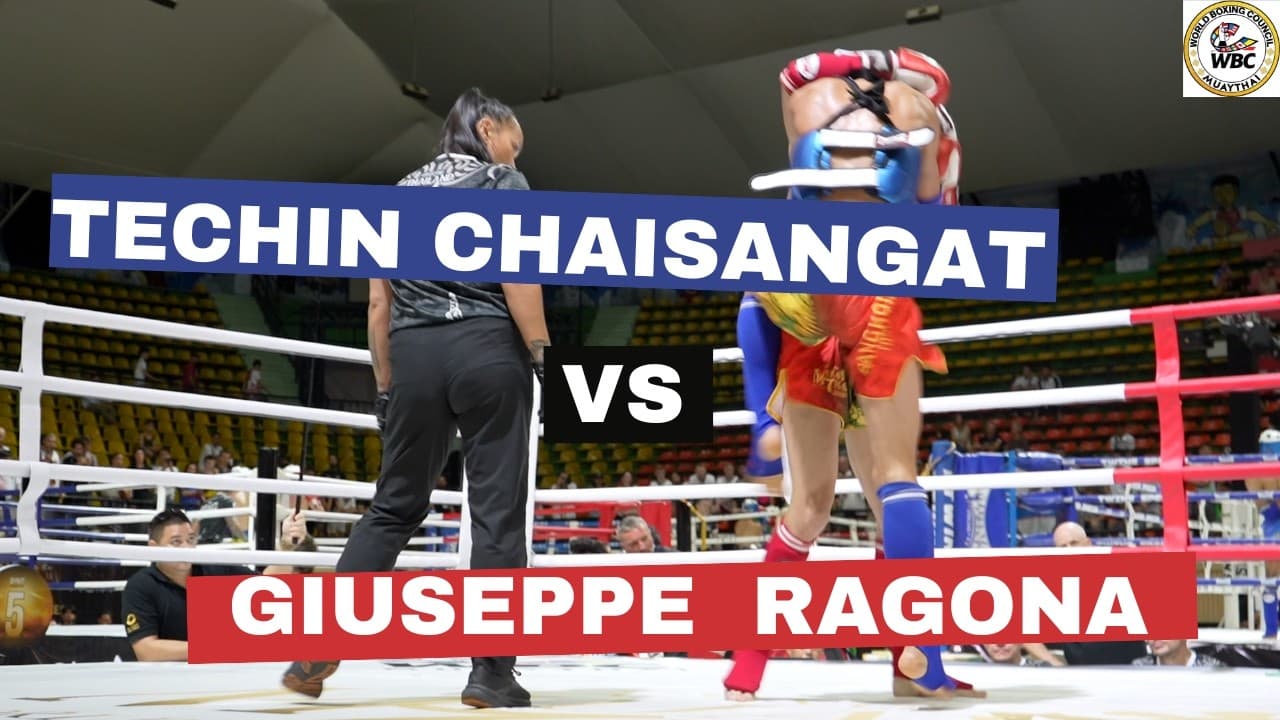 TECHIN CHAISANGAT (blue Thailand) vs Giuseppe Gioacchino Marchese Ragona (Red)