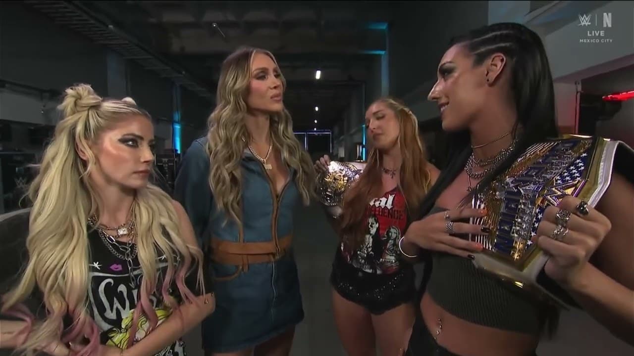 Alexa Bliss, Charlotte Flair, Tatum Paxley & Fatal Influence Backstage: Smackdown September 11 2026