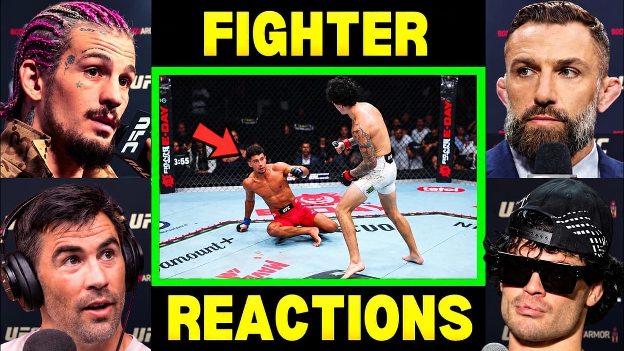 UFC Fighters REACT to Tommy Mcmillen vs Marwan Rahiki | UFC Noche