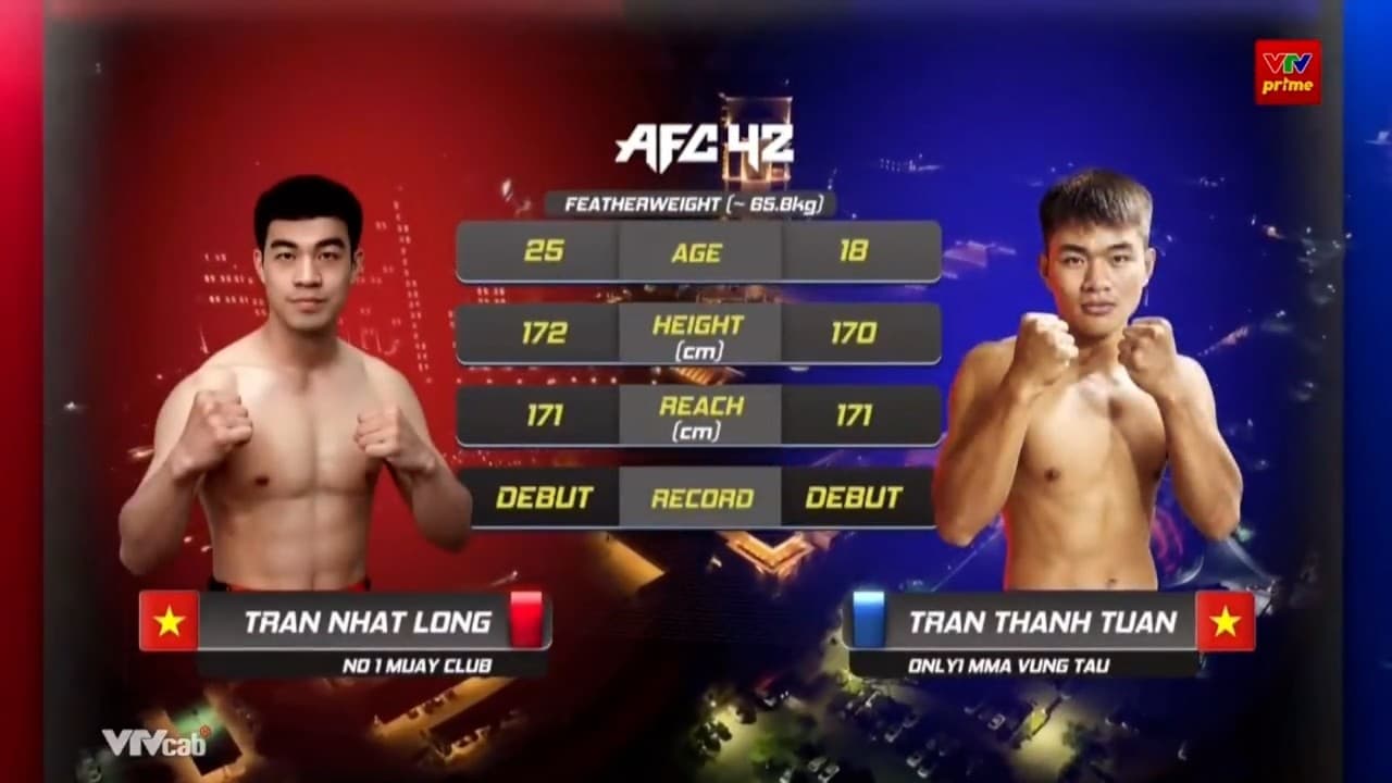 AFC42 제 1경기 Tran Nhat Long vs Tran Thanh Tuan