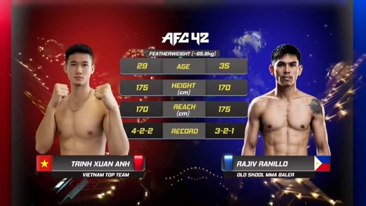 AFC42 제 4경기 Trinh Xuan Anh vs Rajiv Ranillo