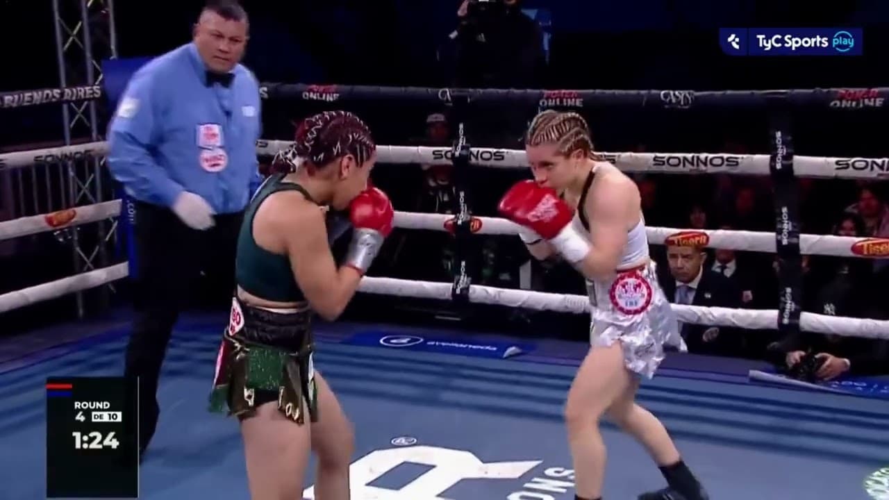 Mercedes Reyna vs. Sol Cudos - Boxeo de Primera - TyCSports