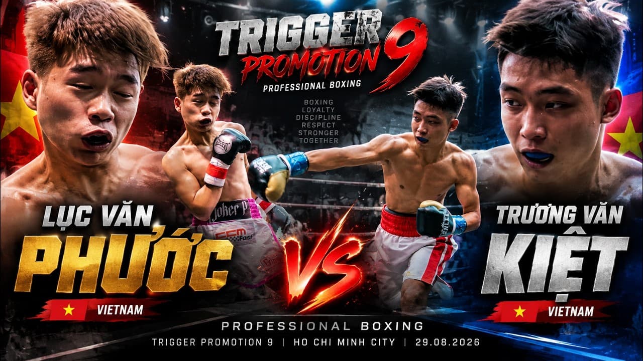 Lục Văn Phước vs Trương Văn Kiệt | Featherweight 57kg | Trigger Promotion 9 | Full Fight 2026-09-15 09:23