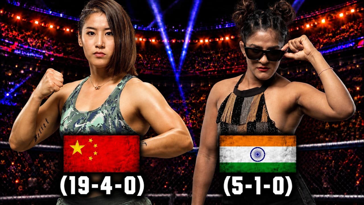 BRUTAL Woman's MMA Fight 😳 | Meng Bo vs Ritu Phogat