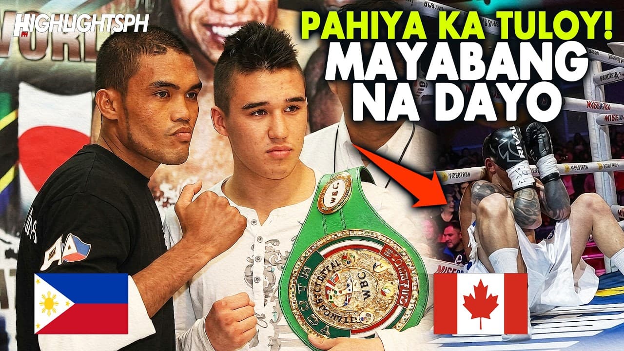 PILIPINAS VS CANADA  | Isang Maangas na Dayo Napahiya sa  Pinoy na Ito