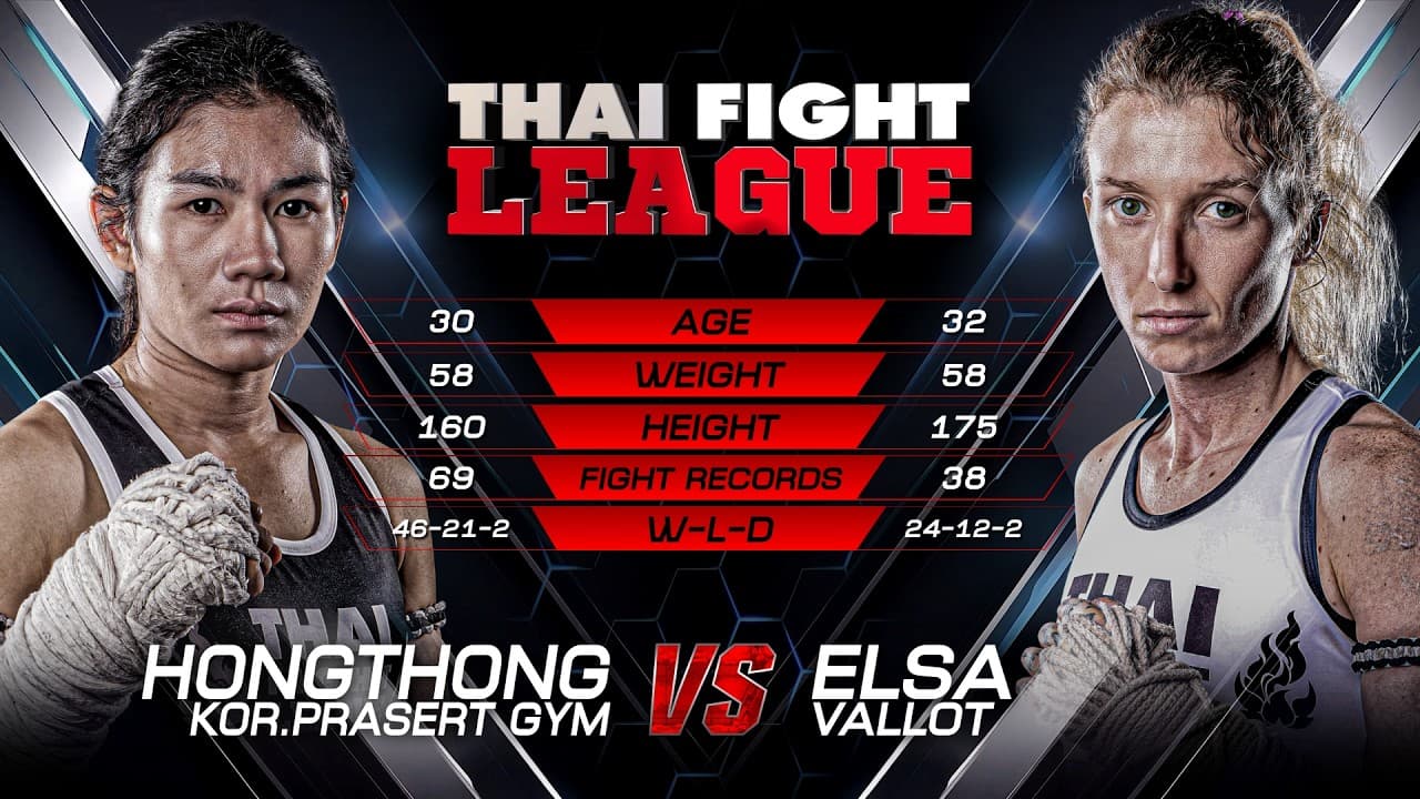 Hongthong Kor.Prasert Gym vs. Elsa Vallot | THAI FIGHT LEAGUE 113 | 6 September 2026