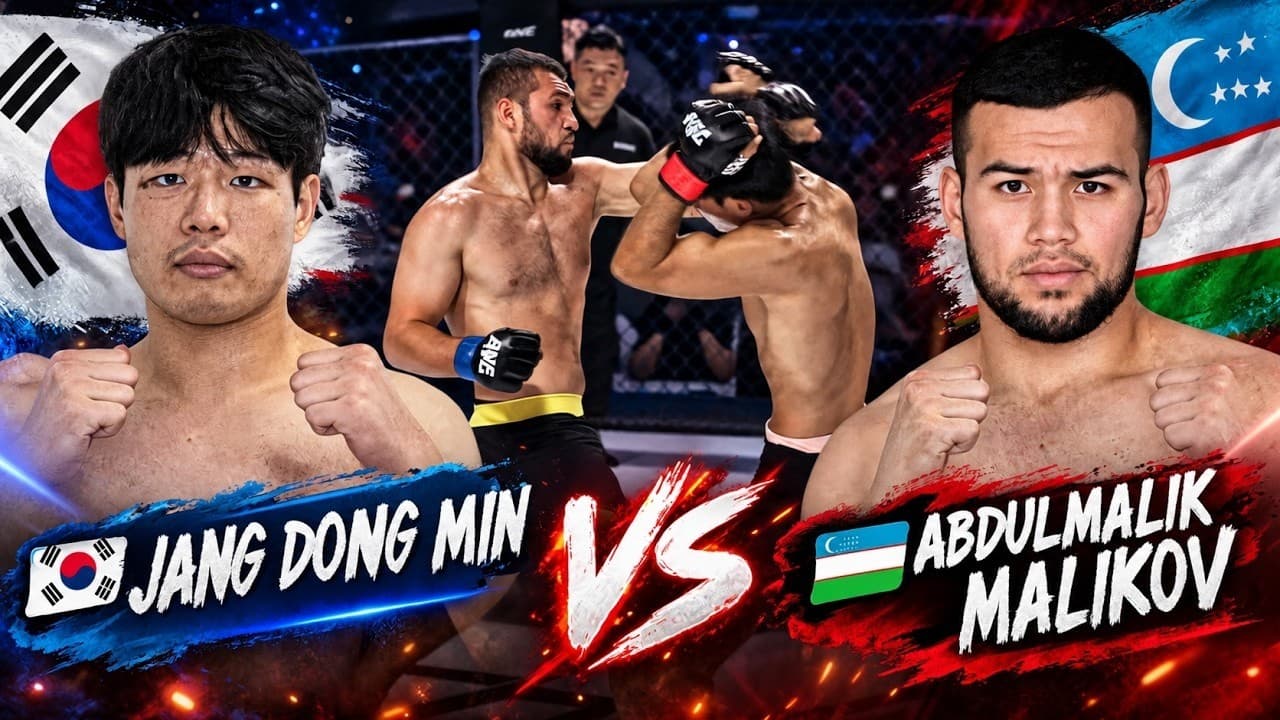Full Fight: Jang Dong Min VS Abdulmalik Malikov | Đại Chiến 84KG South Korea vs Uzbekistan | MMA