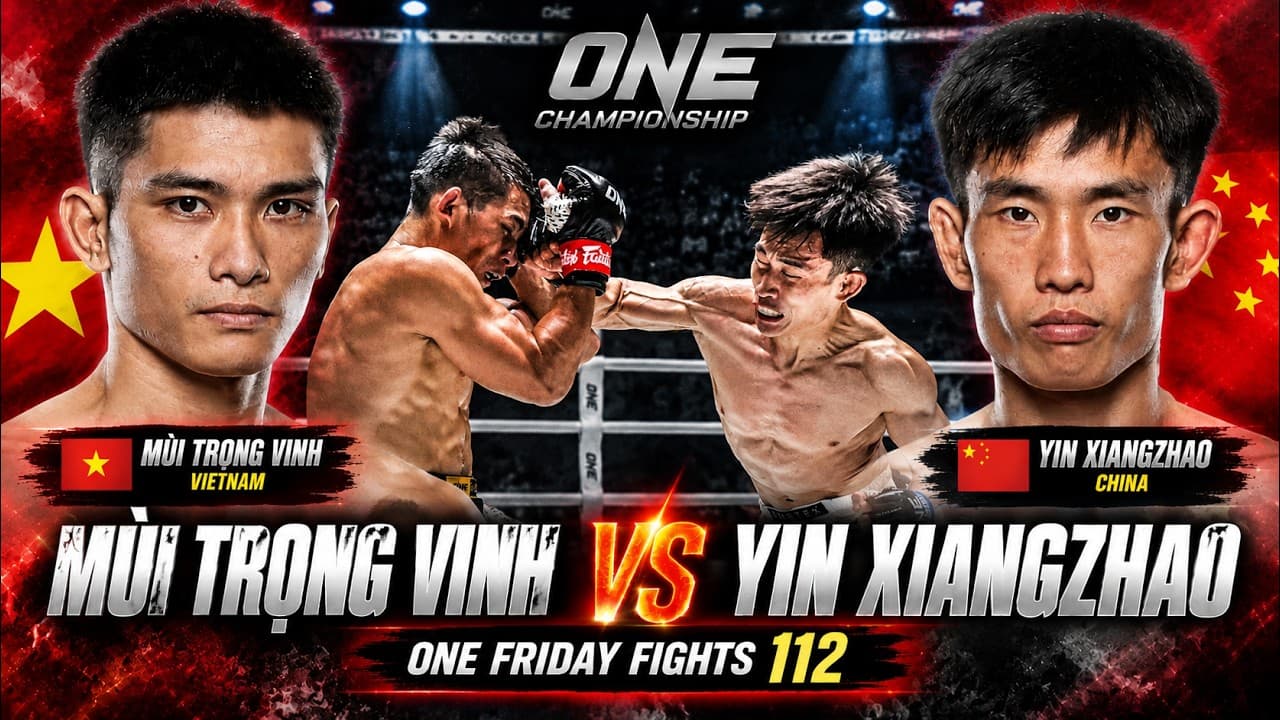MÙI TRỌNG VINH vs YIN XIANGZHAO | 3 hiệp kịch chiến tại One Championship