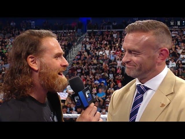 Sami Zayn confronts Nick Aldis _WWE Smackdown 17 September 2026