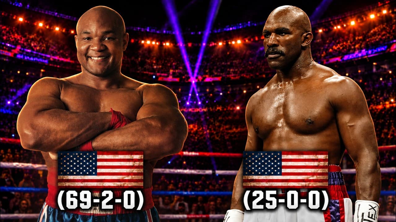 The Most BRUTAL HEAVYWEIGHT BRAWL Of All Time 😳 | George Foreman vs Evander Holyfield
