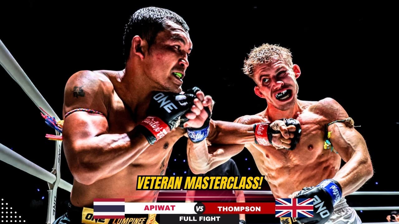 GRANITE CHIN & DEADLY ELBOWS! Thai Master Apiwat 🇹🇭 Breaks British Star Thompson 🇬🇧!