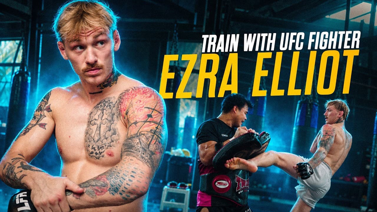 Monsoon MUAY Thai: UFC's Ezra Elliot Hits Pads with Kru Tong