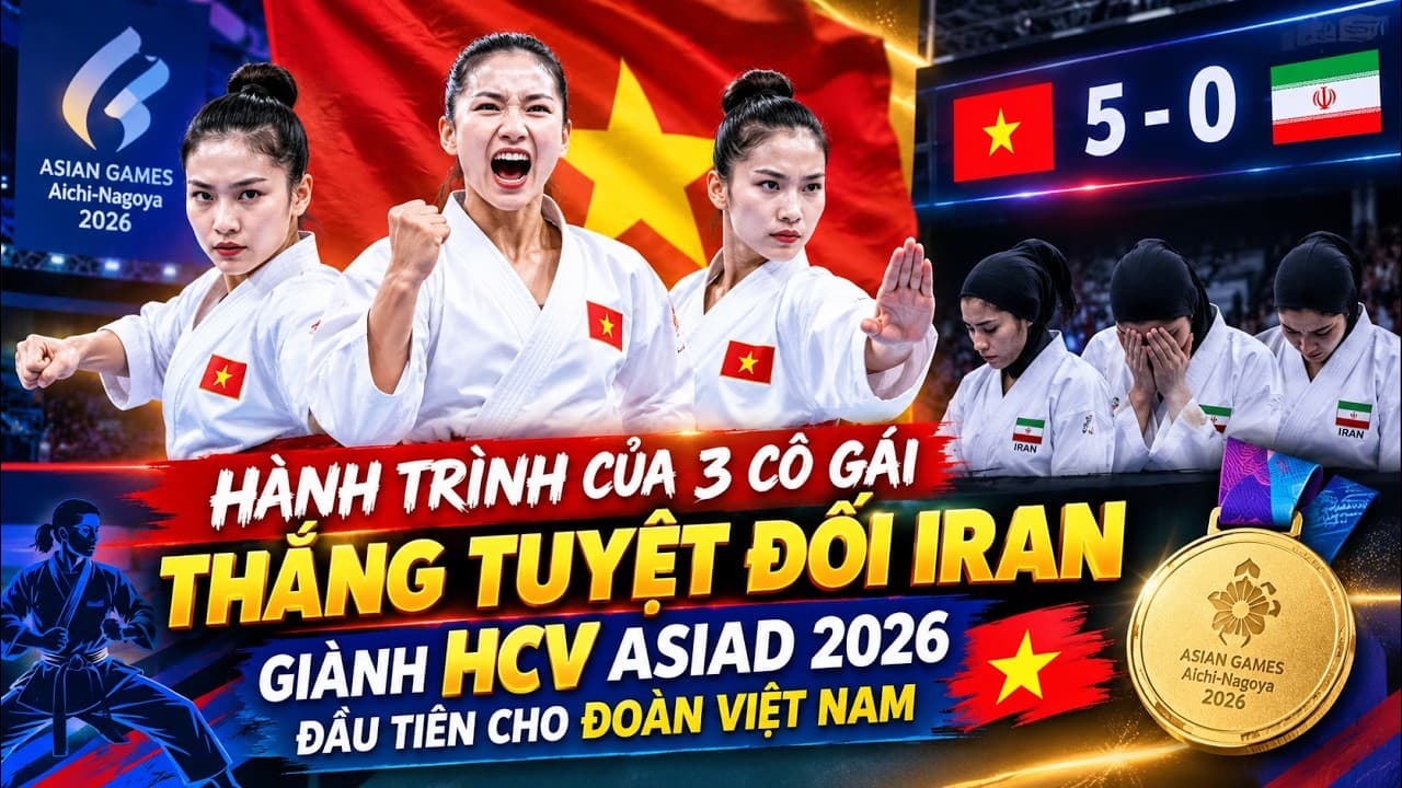 HCV ASIAD 2026 ĐẦU TIÊN CHO ĐOÀN VIỆT NAM!! 3 CÔ GÁI THẮNG TUYỆT ĐỐI TOÀN GIẢI!! 2026-09-23 09:46